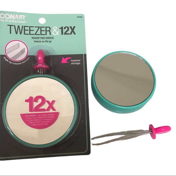 Conair Makeup Tweezer 2x Magnifying 3 Mirror Conair Angle Tip
